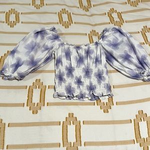 Levi’s purple cropped long sleeve
